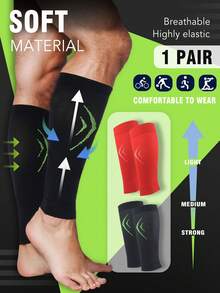 Comfortable Calf Compression Sleeve For Sports & Travel Breathable Footless Compression Socks For Unisex