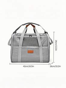 1 pieza Mochila para gato - Bolsa portátil y plegable para salir con mascotas - Bolsa para gato con asa y hombro transpirable - Gran capacidad - Bolsa para vehículo para uso en exteriores - Suministros para mascotas livianos y transpirables para uso en exteriores - Bolsa plegable de gran capacidad para gato para decoración del hogar, decoración del automóvil, decoración del escritorio de la oficina