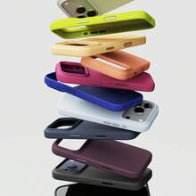 Elago High Quality Magnetic Liquid Silicone Case For IPhone 17 Pro, Compatible With MagSafe, Liquid Silicone Material, Protective Cover, Shockproof, Slim Phone, Fashion, Velvet - For Men, For Women, Luxury, Fashion, Minimalist - 薄荷 - 查看 1