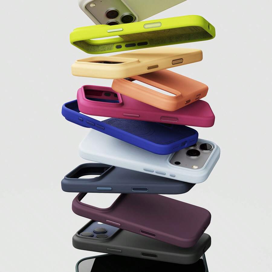 Elago High Quality Magnetic Liquid Silicone Case For IPhone 17 Pro, Compatible With MagSafe, Liquid Silicone Material, Protective Cover, Shockproof, Slim Phone, Fashion, Velvet - For Men, For Women, Luxury, Fashion, Minimalist - 薄荷 - 查看 1