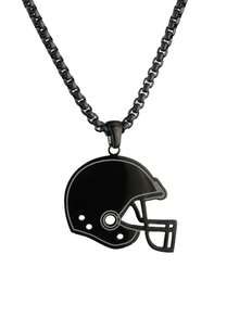 Naszyjnik ze stali nierdzewnej do piłki nożnej, siatkówki, futbolu amerykańskiego, koszykówki z personalizowanym tekstem, prezent dla kolegów z drużyny, zespołu, dziewczyny, przyjaciół, braci, prosty, modny, w stylu hip-hopu ulicznego