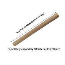 35g/Roll Brown Kraft Paper Roll, Gift Wrapping Paper, Bouquet Wrapping Paper, For Arts & Crafts Gift Boxes, Floral Packaging, Material, Shipping Paper, Gift Wrapping, DIY Handmade, Painting Easel, Artworks, Crafts, Postal Packaging