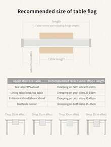 1 件圣诞红色防水桌旗，礼盒图案带流苏装饰，时尚斯堪的纳维亚风格仿亚麻桌布，适用于餐桌、客厅、家居装饰、节日礼物和派对装饰，多种尺寸可选 - 紅色 - 查看 4