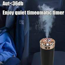 1 件便携式车载加湿器和香薰机，300 毫升卧室加湿器，带彩色 LED 夜灯，适合家庭/汽车使用 - 彩色 - 查看 10