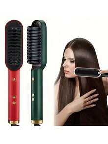 RAF Máy duỗi tóc, lược duỗi tóc, máy uốn tóc tạo độ phồng bằng ion âm và máy duỗi tóc đều thích hợp để tạo kiểu tóc bồng bềnh và có được hiệu ứng tóc thẳng. Chúng được thiết kế với khả năng chịu nhiệt. Món quà tuyệt vời nhất cho Ngày Valentine và Giáng sinh. - Xem 3