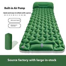 1 Stück Bestseller Breit-Aufblasbare Matratze, tragbare Camping Aufblasbare Matte, Outdoor Fußpedal Aufblasbare Matte, Outdoor Zelt Matratze
