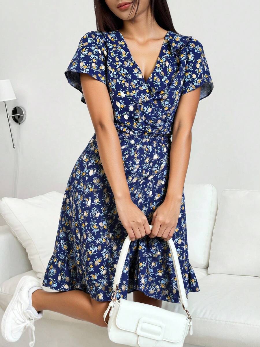 Women Midi Dresses - 藍色 - 查看 1