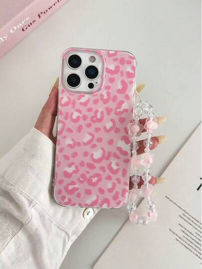 经典大孔透明彩色彩绘链条防震手机壳，兼容 14、14 Pro、14 Pro Max、13、13 Pro、13 Pro Max、11、11 Pro Max、12、12 Pro、12 Pro Max、XR、XS、15、15 Pro、15 Pro Max、16、16 Pro、16 Pro Max、17、17 Pro、17 Air、17 Pro Max，高级防摔手机壳