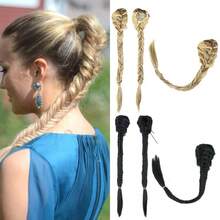 Ponytail Hair Extensions Ponytail - Suitable For - Women 86.36 Cm Braided - Ponytail - Extension Braid - Long Braid - Ponytail - Extension - Multicolor - View 2