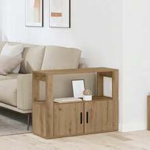 vidaXL Sideboard Handwerks-Eiche 80 x 30 x 60 cm Holzwerkstoff