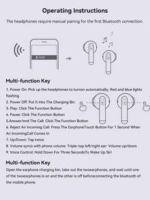 TWS Bluetooth Earbuds Stereo Powerful Bass Sports Earbuds HD Voice Calls Microphone Bluetooth 5.4 Version Sports In-Ear Design 180mAh Battery Capacity Perfect For Workouts, Cycling, Hiking, Music Listening, Or As A Gift For Friends