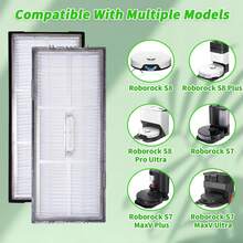 Filter Accessories For Roborock S8/S8+/S8 Pro Ultra/S7/S7 Maxv/S7 Maxv Ultra/S7 Max Ultra/S7 Pro Ultra Robot Vacuum Cleaner, HEPA Filter G20 Sweeping Robot Spare Parts Replacement Part - White - View 3