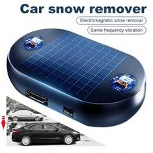 1Pcs Electromagnetic Car Snow Removal Device, 2025 Upgrade Solar Drive Anti-Freeze Electromagnetic Car Snow Removal Device, Antifreeze Snow Removal Device, Efficient Snow Removal For Cars - Màu xanh lam - Xem 3