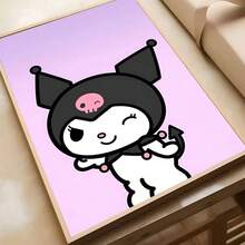 SANRIO 1 件无框，K-Kuromi 海报墙面艺术印刷防水家居客厅卧室酒吧美学装饰帆布印刷品、墙面装饰、帆布家居装饰、闪光海报、非洲女性帆布、艺术帆布 - 彩色 - 查看 26