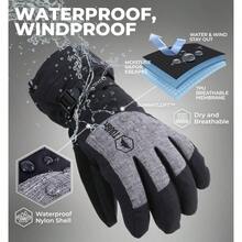 - Guantes de invierno para hombre, guantes de esqu, guantes de nieve para adultos para hombres y mujeres, guantes de snowboard y guantes de esqu, guantes impermeables y guantes - SG - Ver 2