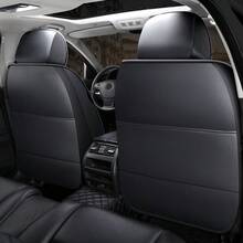 5-Seat Car Seat Covers, Breathable PU Leather With Lumbar Support, 360° Full Wrap Around, Universal For All Seasons