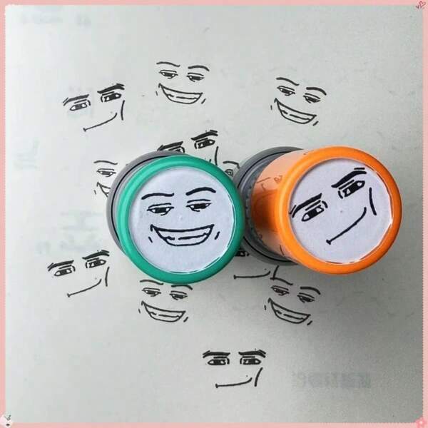 Game Cartoon Character Stamps Niche Fun Quirky And Funny Press-Type Planner Stamps Birthday Gift Ideawith Funny Expressions