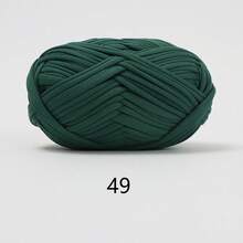 1 pièce 100g Fil de t-shirt, 30m/pièce Fil élastique de tissu pour crochet et tricot DIY, fil épais pour bretelles, pour projets de couverture, tapis et décoration maison faits main au crochet