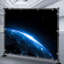 10x8ft Backdrop Banner Stand, Adjustable Height & Width, Last Step & Repeat For Trade Show Wall Display Photo Booth Background - 10 X 8 Pies - View 9