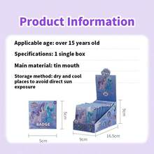 Miniso My Little Pony Series Supernova Blind Box Badges - 11 Exquisite Pony Shapes, High Probability Of Hidden Editions To Stimulate Collection Desire. Metal Material With Gorgeous Prints(1 PC Random Delivery) - Multicolor - View 6