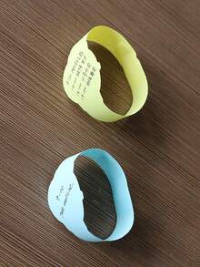 Memo Pad Shaped Like A Watch, Novelty Sticky Notes, Paper Reminder, Holiday Office Gift For Coworkers, Fun Memo Pad, Instant Sticky Memo - Multicolor - View 5