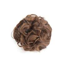 Synthetic LARGE Comb Clip In Curly Hair Extension Chignon Hair Pieces Women Updo Cover Hairpiece Extension Hair Bun
