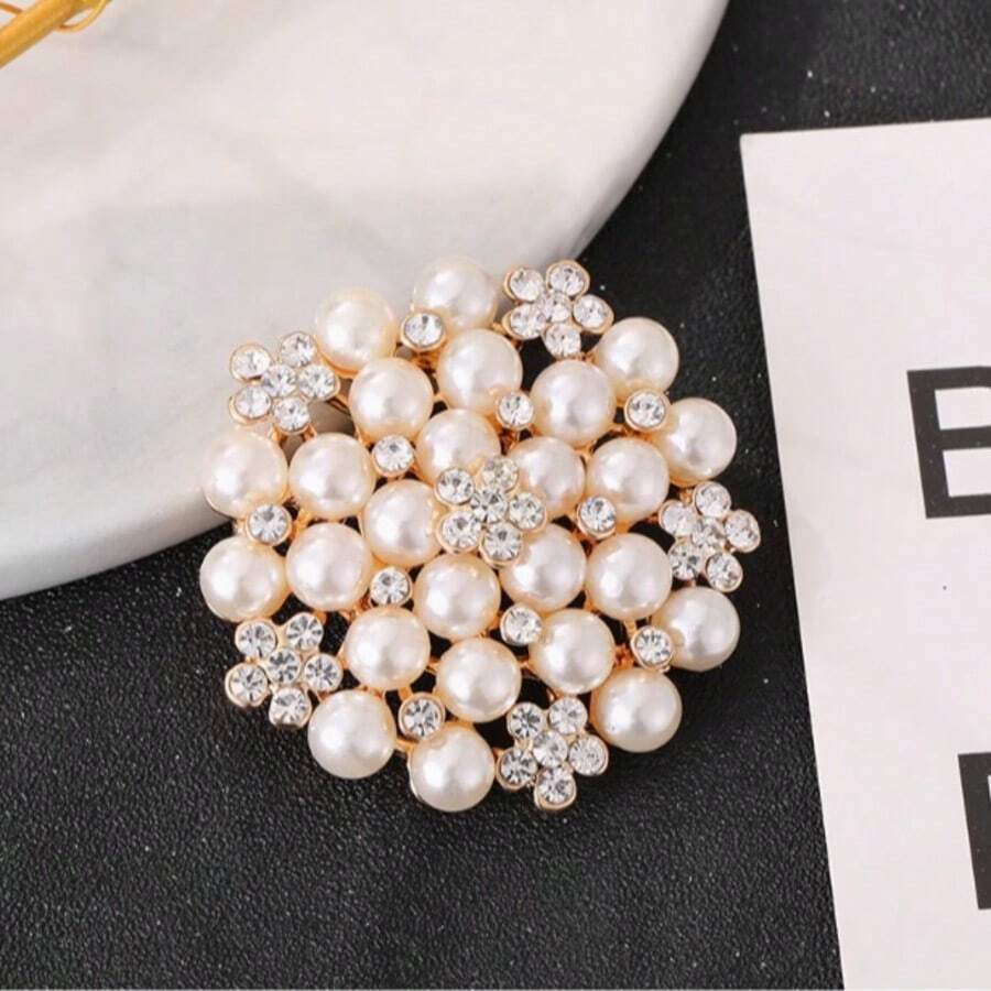 1 chiếc ghim cài áo cao cấp, ghim cài hoa đa năng cho nữ, kẹp khăn choàng, phụ kiện cao cấp thanh lịch cho sườn xám và áo khoác. - Nhiều màu - Xem 1