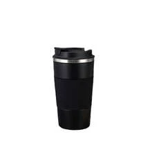 304 Stainless Steel Coffee Cup, Vacuum Insulated Office Cup, Outdoor Vehicle Gift Thermal Cup, Travel - Black - View 6