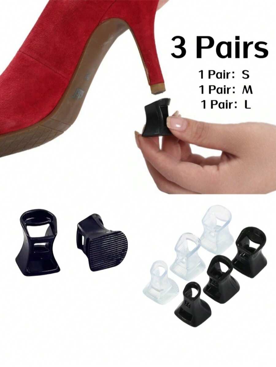 1/3 Pairs Mixed Heel Protectors, Fit Various Shoe Types, Fashionable
