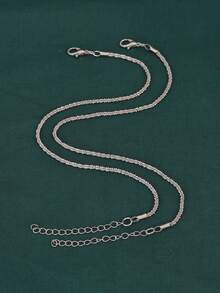 1-2pcs Shiny Starry Chain Anklet, Simple & Versatile Foot Jewelry For Women Vacation & Daily Wear