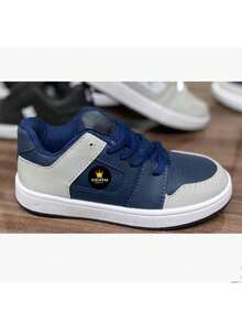 MANTECA 4 ADULT AND CHILDREN'S CASUAL BLACK AND WHITE TENNIS SHOES - Màu xanh hải quân - Xem 2