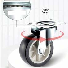 4pcs Heavy Duty Caster Wheels, Swivel Caster Wheels Without Brake, Omni-Directional Wheel Furniture Hardware