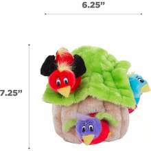 Outward Hound Squeakin' Eggs Plush Dog Toys - 3 Pack - 鳥 - 查看 10