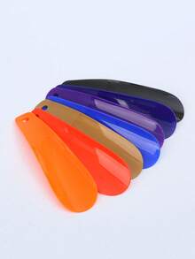 1pc Portable Foldable Mini Shoe Horn, Suitable For Home And Travel Use, Perfect Gift, Fashionable Compact Design - Multicolor - View 8