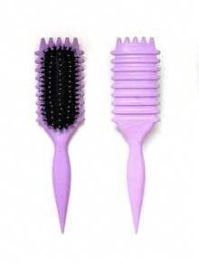 2025 Autumn Curling Brush, Volumizing Air Cushion Curling Brush, Shiny Curling Brush, Suitable For Thick And Fine Hair, Can Be Used Wet Or Dry, Quick Drying, Smooth Styling | Portable