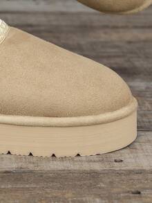 Pantuflas minimalistas de unicolor, cálidas y de moda para interiores, exteriores, viajes, vacaciones y el hogar