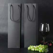 20 piezas Bolsas de regalo para vino con asas, bolsas tote de gran capacidad para botellas de vino, bolsas rectangulares para botellas de vino, adecuadas para cumpleaños, graduación, boda, Día de la Madre y otros favores de fiesta de vacaciones Decoración 10/4/2 piezas - Multicolor - Ver 10
