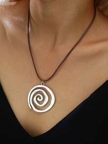 17KM 1 colar com pingente geométrico de coração e flor estilo boêmio vintage simples, adequado para mulheres, casais, férias, encontros, uso diário, festa, casamento, Natal, presente de Ação de Graças