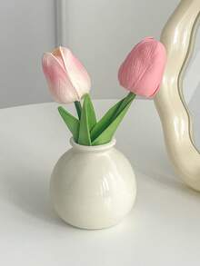 1/2/5 piezas Jarrón de flores pequeño de estilo Ins, decoración elegante para mesa, entrada, sala de estar, apto para flores secas/artificiales