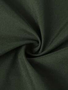 Áo khoác trùm đầu màu trơn chất lượng cao cỡ lớn dành cho nam, áo khoác bomber thể thao nhẹ thoải mái cho mùa xuân và mùa thu - xanh quân đội - Xem 7