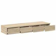 vidaXL Bettkästen Sonoma-Eiche 120 x 36,5 x 16,5 cm Holzwerkstoff