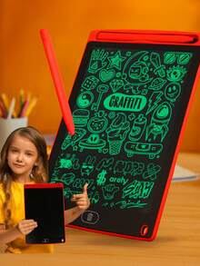 Pizarrón Mágico 8.5″ Pulgadas LCD Borrable - Rojo - Ver 1