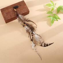 Bohemian Style Feather And Tassel Hair Clip - Retro Style Metal Hair Clip With Colorful Feathers, Suitable For Beach Vacations And Exotic Clothing, Beach Accessories Fashion Hair Bands Elegant Headbands Women Bandanas Winter Hair Accessories