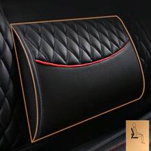 5-Seat Car Seat Covers, Breathable PU Leather With Lumbar Support, 360° Full Wrap Around, Universal For All Seasons