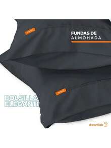 EstiloTendenciaDreamlab 2 Pack De Fundas De Almohada Premier 1800 Collection |     Fundas De Almohada De Microfibra De Lujo De Doble Cepillado, HipoalergéNicas |     2 Piezas TamañO Individual: 51 Cm X 76 Cm, Gris GrafitoCalidad PremiumVersióN Mejorada - 03 - Azul vaquero - Ver 10