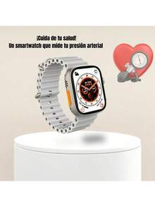 Reloj inteligente,straps monitoreo de salud carga inalámbrica de llamadas Bluetooth Smartwatch - Negro - Ver 4