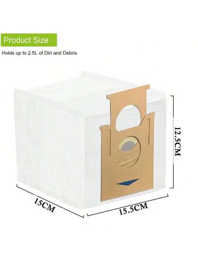 Stofzuiger Cleaner Bags Ecovacs Deebot OZMO T9/T9+/T9 Plus, N10/N10 N8/N8+/N8 Pro/N8 Pro T8/T8+/T8 AIVI/T8 AIVI+/T8 MAX, DX93/DDX96, Vac Station Replacement Parts view 2