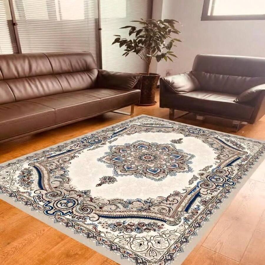 Belgian  Rug 2x1.40 Luxury Easy To Clean Hairless Non-Slip Cheap - B619 - Xem 1