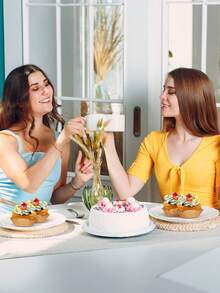 100pcs Square Grease-Proof Cupcake Liners, Heat-Resistant Ice Cream, Fruit Cake, Bread, Muffin, Pastry Paper Cups, Suitable For Valentine's Day, Christmas, Halloween, Thanksgiving - Multicolor - View 6