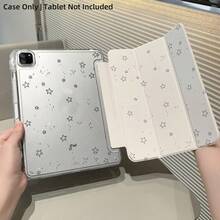 适用于 10.2 英寸 iPad 7/8/9 代平板电脑的保护套，带笔槽，支持自动休眠/唤醒功能，采用亚克力材质，兼容 iPad A16、Air 11、M3 2025、Mini 7、A17、Pro 2024、Air 11、M2 2024、Pro 11、13、M4 2024、Air 4、Air 5、Pro 11 英寸（2023 款）以及 Redmi Pad SE 11 英寸平板电脑。 - 無色 - 查看 21